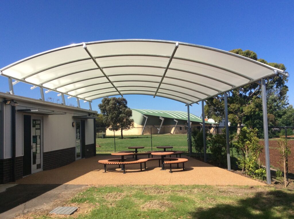 Outdoor Arts Learning - Shade structure design and installation