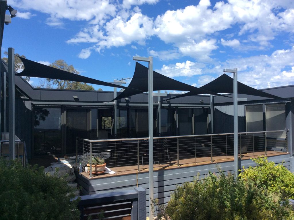 Shade Sails Cape Schanck - Design and Installation