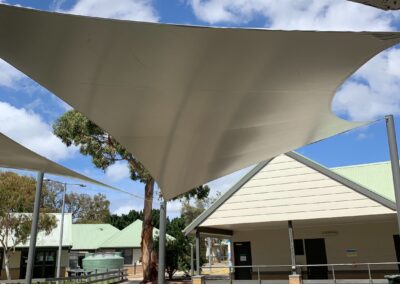 Waterproof PVC Sails - Sail Shade installation Padua College