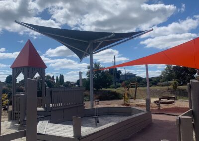 Sail Shade Structures Design and Installation - Burden Park Playground