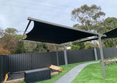 Cantilever Shade Structures - Stratford Childcare