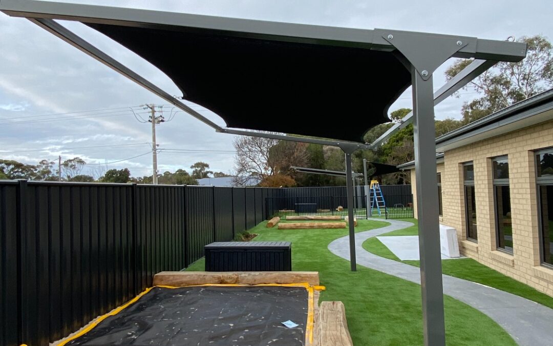 Cantilever Shade Structures - Stratford Childcare