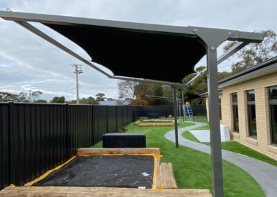 Cantilever Shade Structures - Stratford Childcare